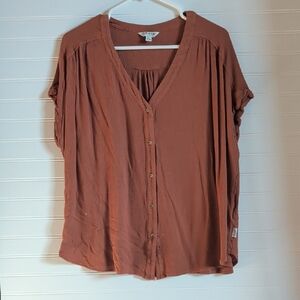 Orvis Women's Terracotta Button-Down Shirt